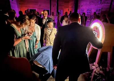 Borne selfie installée lors d’un mariage à Reims