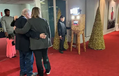 Borne selfie stade de reims
