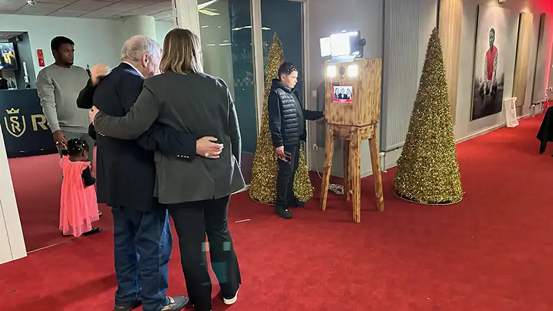 Borne selfie stade de reims